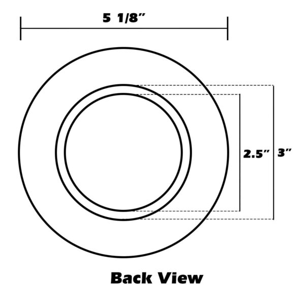 Dimensions of a spool collar