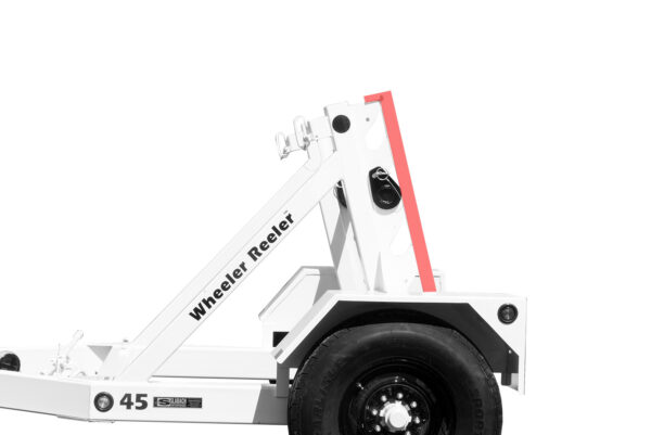 transport lock arm on a wheeler reeler model 45