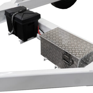 electric hydraulic system on a cable reel trailer